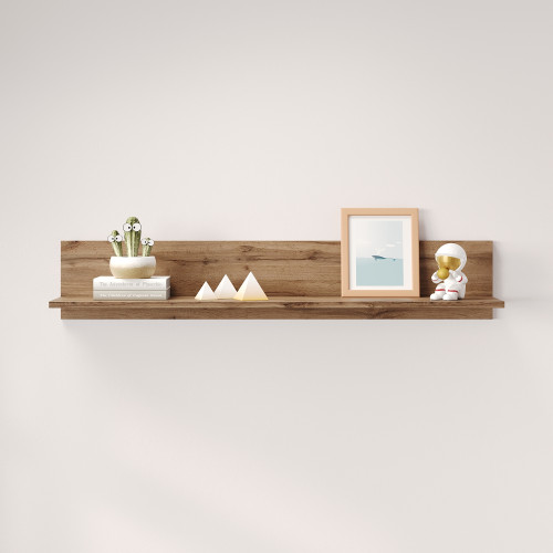 Полка открытая MebelStar Лилу 110x22x20 см Дуб тахо (MBS-1360)