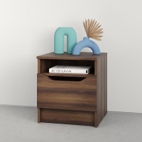 Прикроватная тумба MebelStar Лилу 40x40x44,5 см Дуб янтарный (MBS-1380)