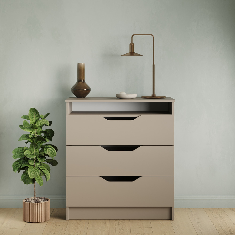 Комод в спальню MebelStar 800 Лилу 81x40x89 см Кашемир (MBS-1300)