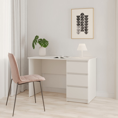 MebelStar Desk Neo SK-3 120x60x75.5 cm Alaska white (MBS-1210)
