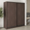 Шкаф-купе двухдверный MebelStar Комбо BG 2ДСП 180x45x210 см Дуб ристрето (MBS-11483)
