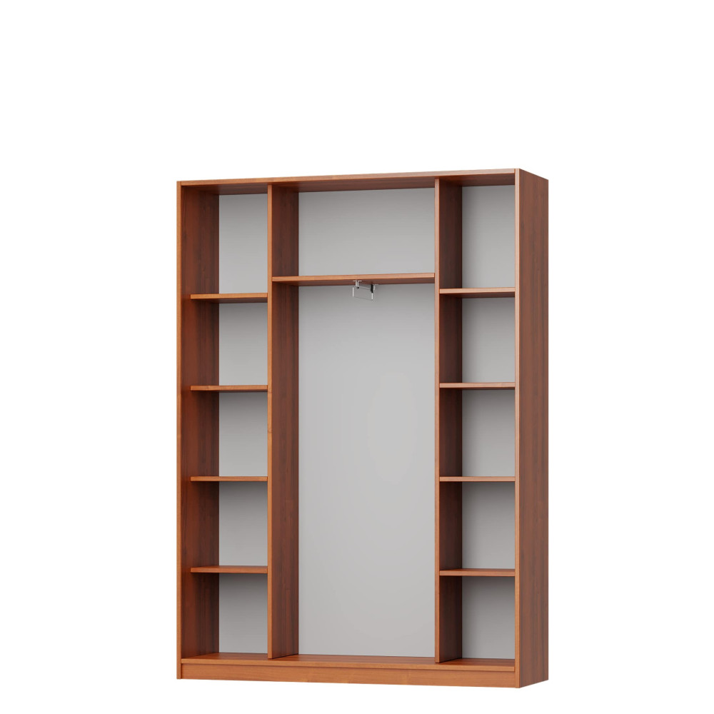 Шкаф-купе двухдверный MebelStar Комбо AL 2ДСП 160x45x210 см Антрацит (MBS-2679)