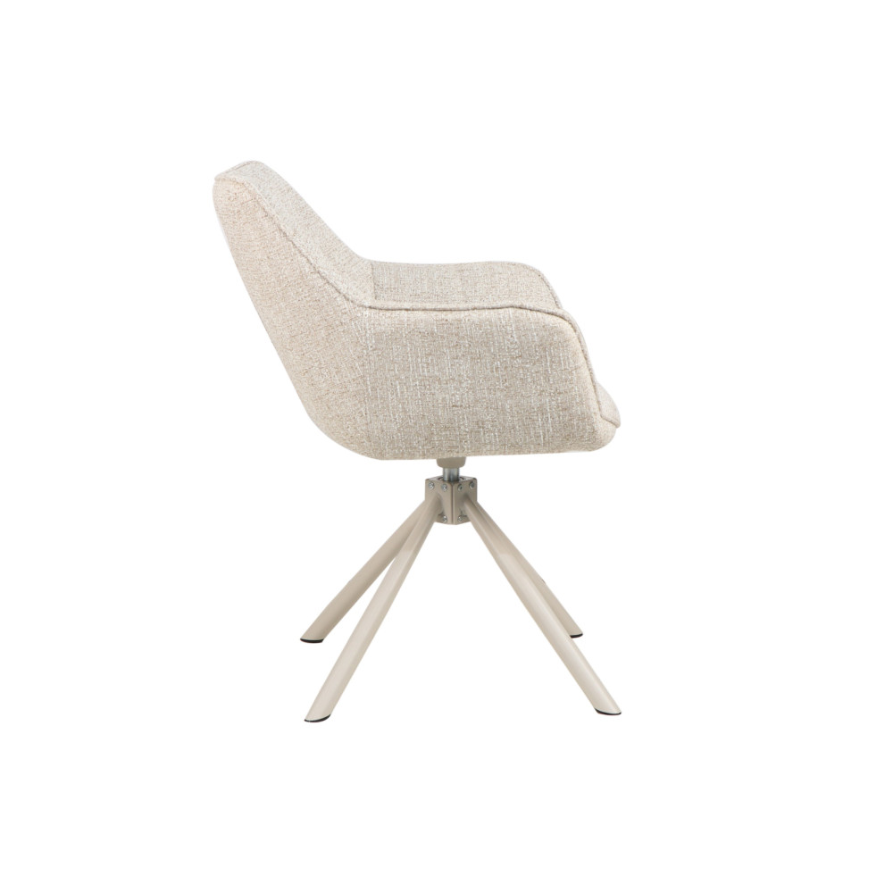 Стул поворотный Vetro R-69 Френч ваниль/Капучино (VTR-1077)