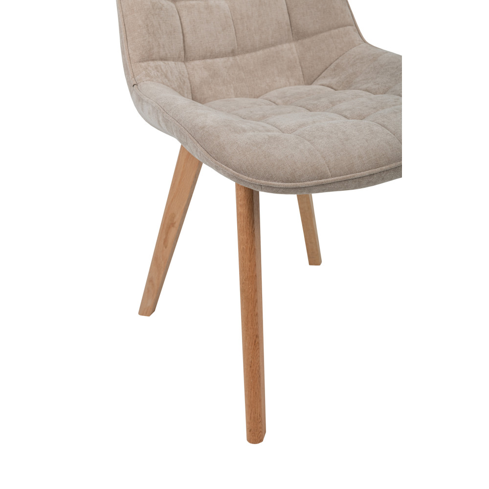 Стул кухонный Vetro M-79 Бежевый лен/Каучук (VTR-1097)