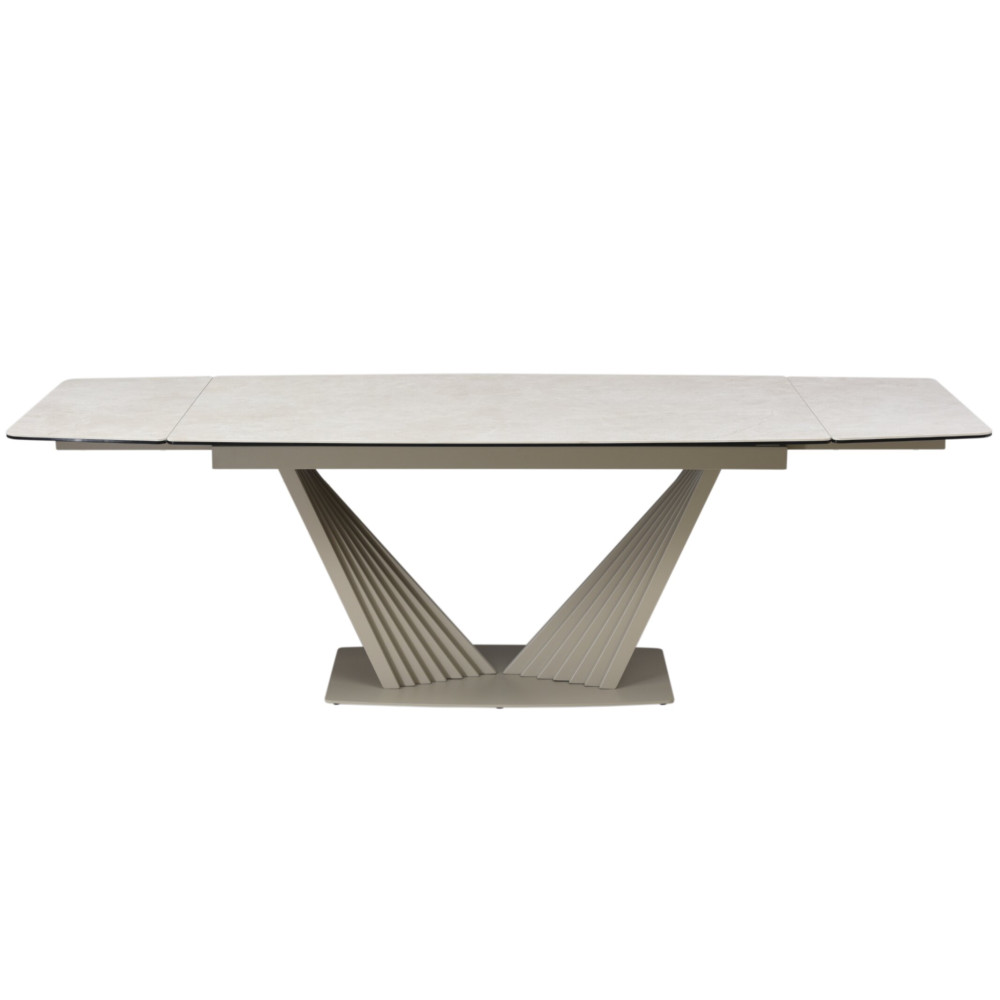 Обеденный керамический стол Vetro Феличе TML-1000 Сахара/Бежевый (VTR-1272)