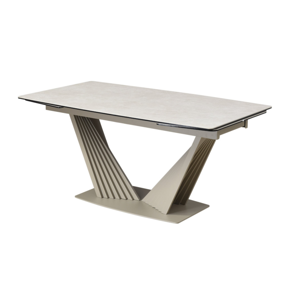 Обеденный керамический стол Vetro Феличе TML-1000 Сахара/Бежевый (VTR-1272)