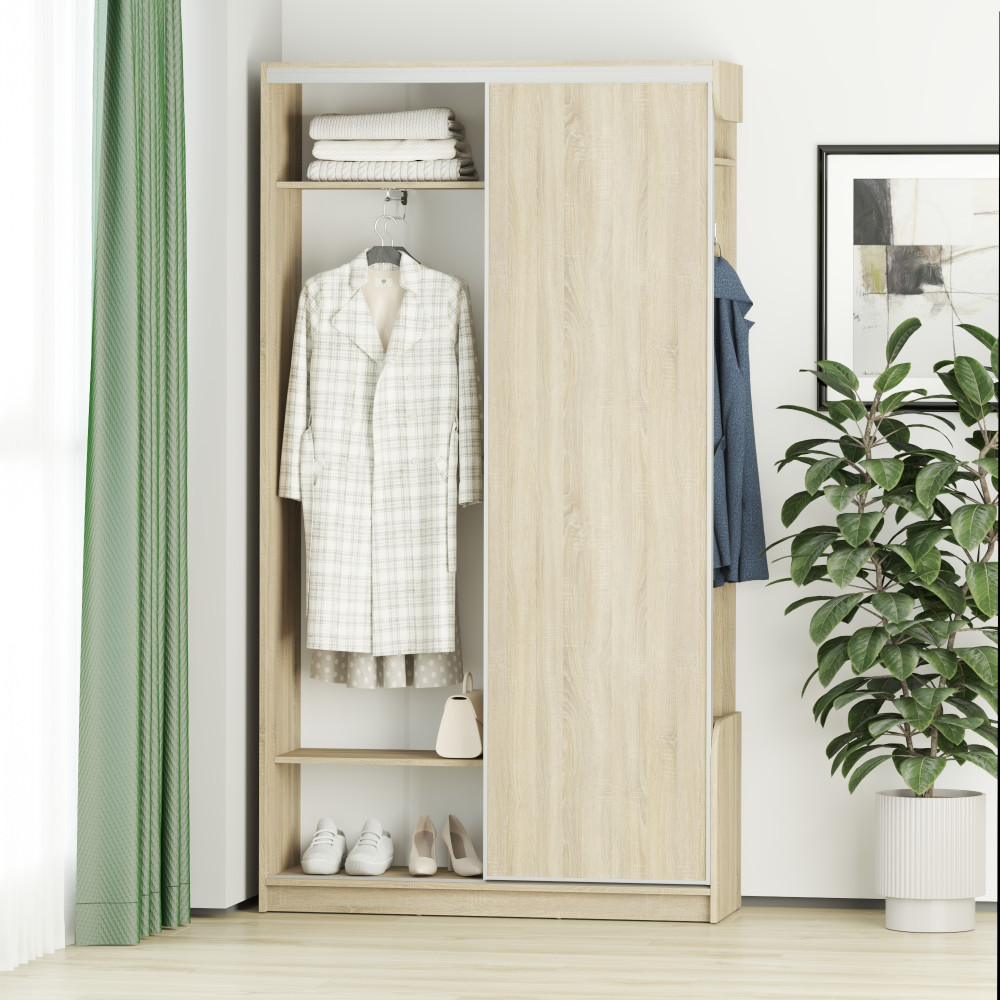 Прихожая MebelStar Линда 120x40x220 см Дуб сонома (MBS-4373)