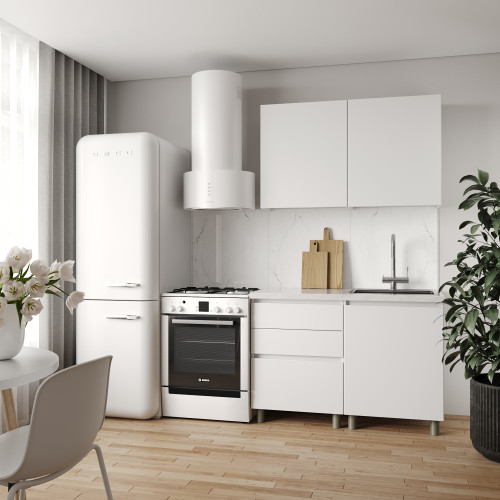 Кухня модульная MebelStar Эко 1,2 м Аляска белый (MBS-1801)