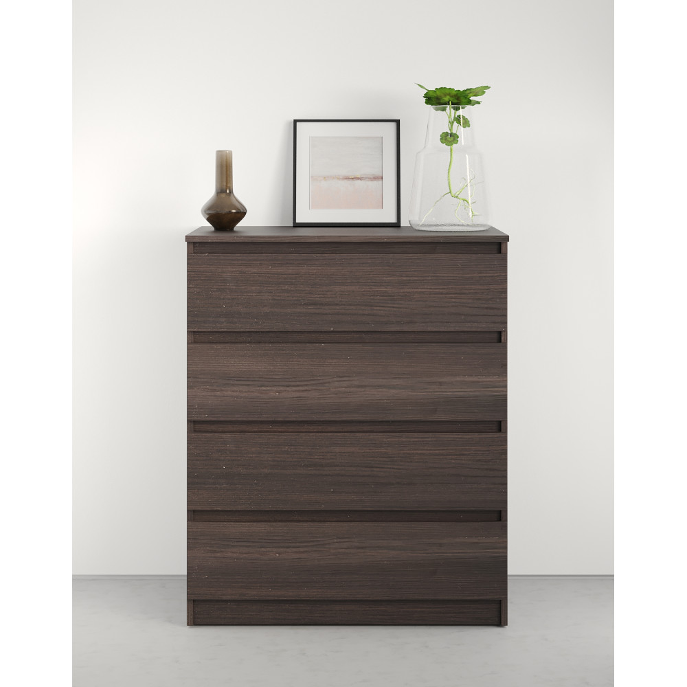 Комод в спальню MebelStar Нео 4Ш 80x43x98 см Дуб ристрето (MBS-1071)