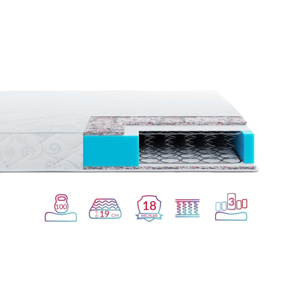 Highfoam Largo Lite New Springless Mattress, 120x200 cm (HFM-1018)