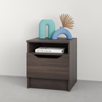 Прикроватная тумба MebelStar Лилу 40x40x44,5 см Дуб ристрето (MBS-1381)