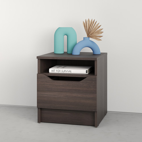 Прикроватная тумба MebelStar Лилу 40x40x44,5 см Дуб ристрето (MBS-1381)