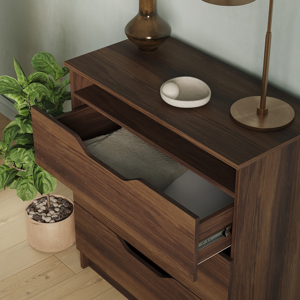 Комод в спальню MebelStar 800 Лилу 81x40x89 см Дуб янтарный (MBS-1341)