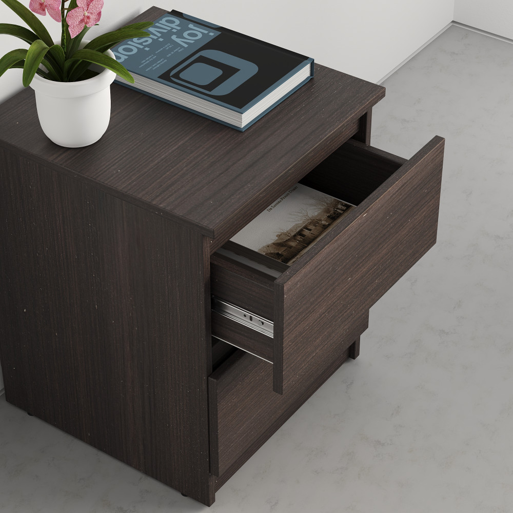 MebelStar Nightstand Neo Ristreto Oak, 40x43x53 cm (MBS-1181)