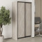MebelStar Two-door wardrobe Standard BG 2DSP Alaska gray, 100x60x210 cm (MBS-10894)