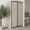 MebelStar Two-door wardrobe Standard BG 2DSP Alaska gray, 110x45x210 cm (MBS-10814)