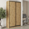 MebelStar Two-door wardrobe Standard BG 2DSP Tahoe oak, 130x45x240 cm (MBS-10024)