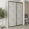 MebelStar Two-door wardrobe Standard BG 2DSP Concrete, 170x45x240 cm (MBS-9974)
