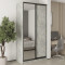MebelStar Two-door wardrobe Uni BG DSP/Mirror Concrete, 120x60x240 cm (MBS-10504)