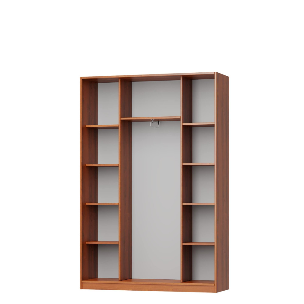 Шкаф-купе двухдверный MebelStar Комбо AL 2ДСП 150x45x210 см Бетон (MBS-2690)