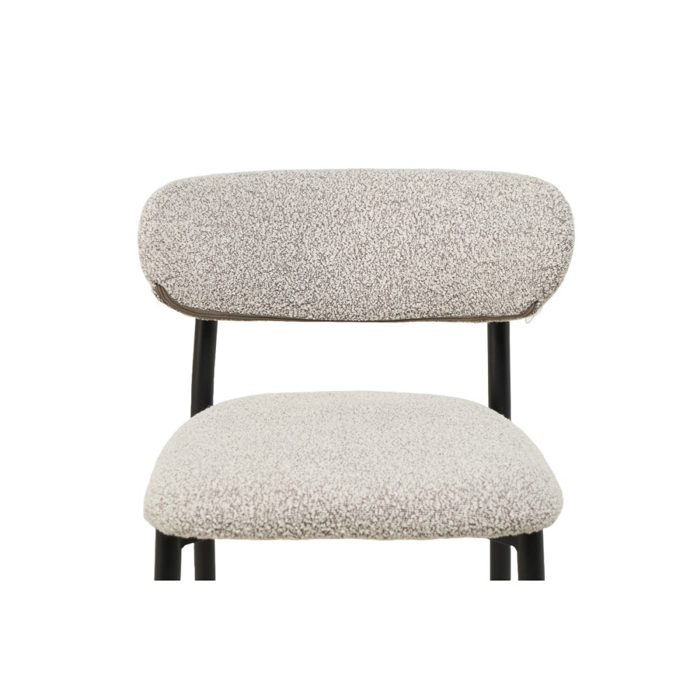 Стул барный Vetro B-160 Светло-серый/Черный (VTR-1015)