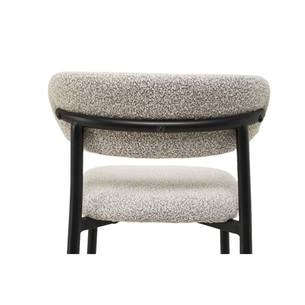 Стул барный Vetro B-160 Светло-серый/Черный (VTR-1015)