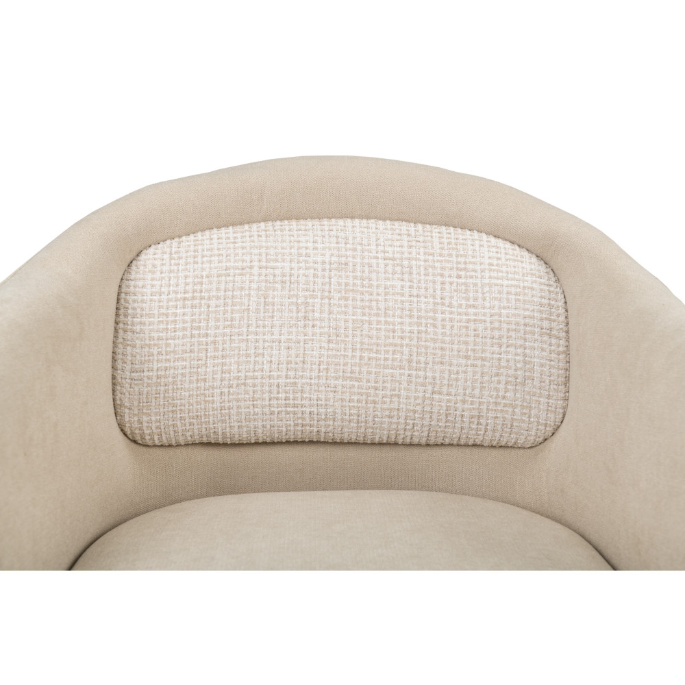 Стул кухонный Vetro M-242 Кокосовое молоко/Черный (VTR-1068)