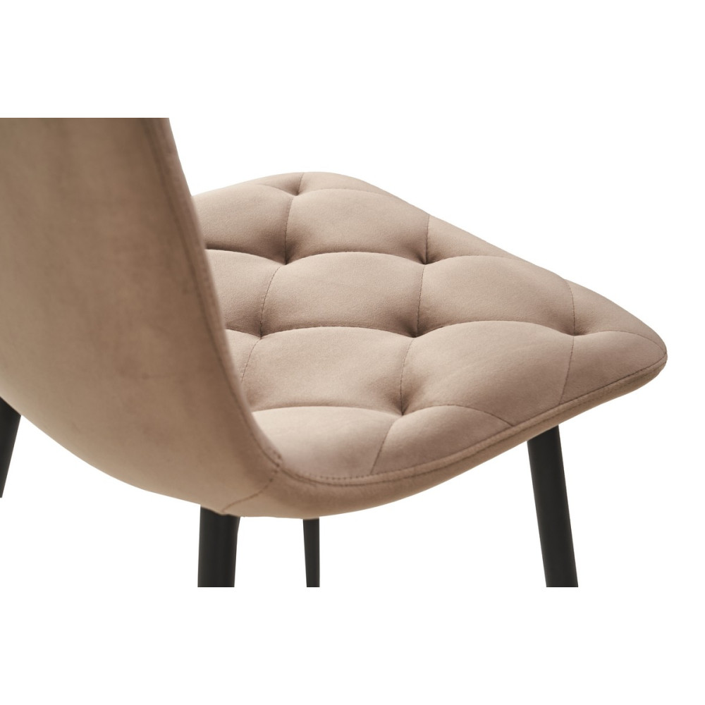 Стул кухонный Vetro N-41 Капучино/Черный (VTR-1108)