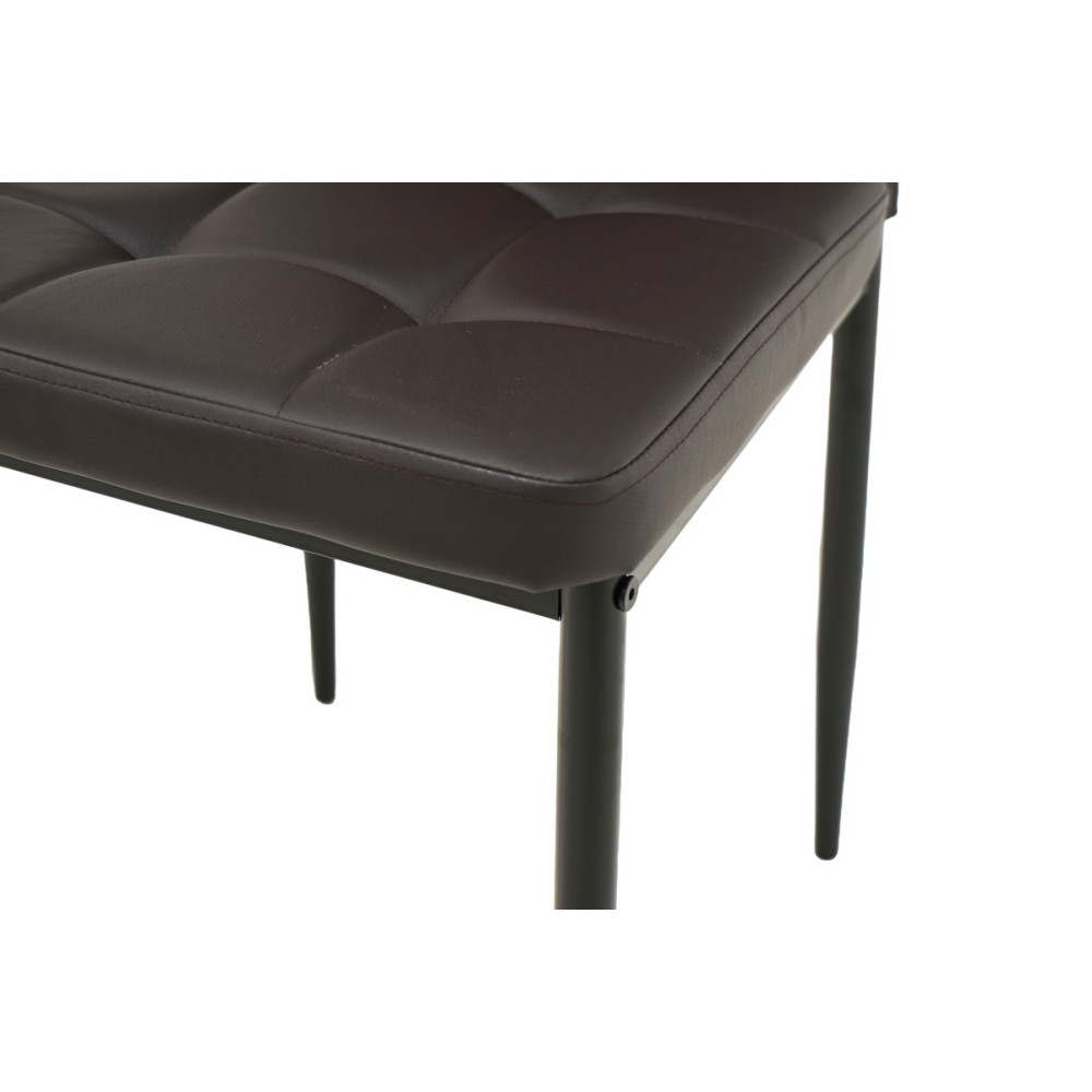 Стул кухонный Vetro N-66-2 Коричневый/Черный (VTR-1138)