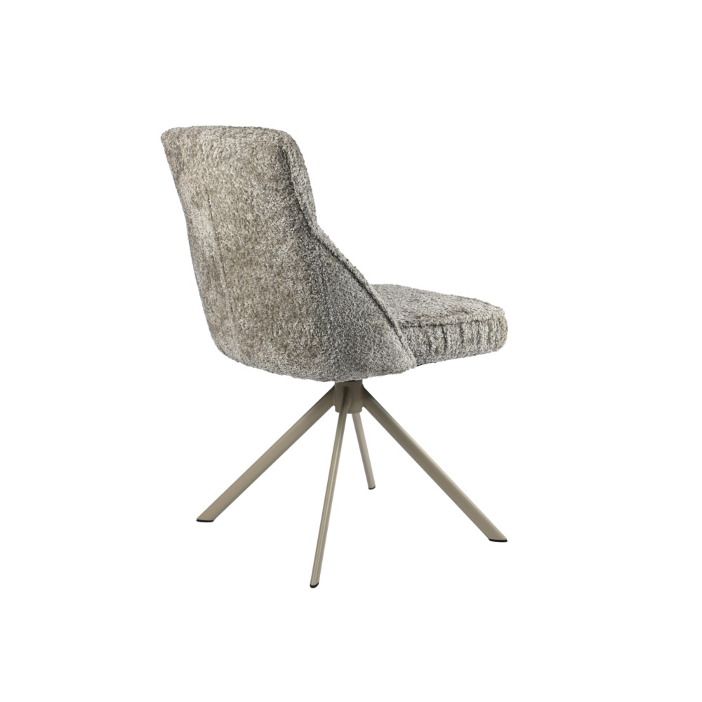 Стул поворотный Vetro R-168 Жемчужный тауп/Капучино (VTR-1158)