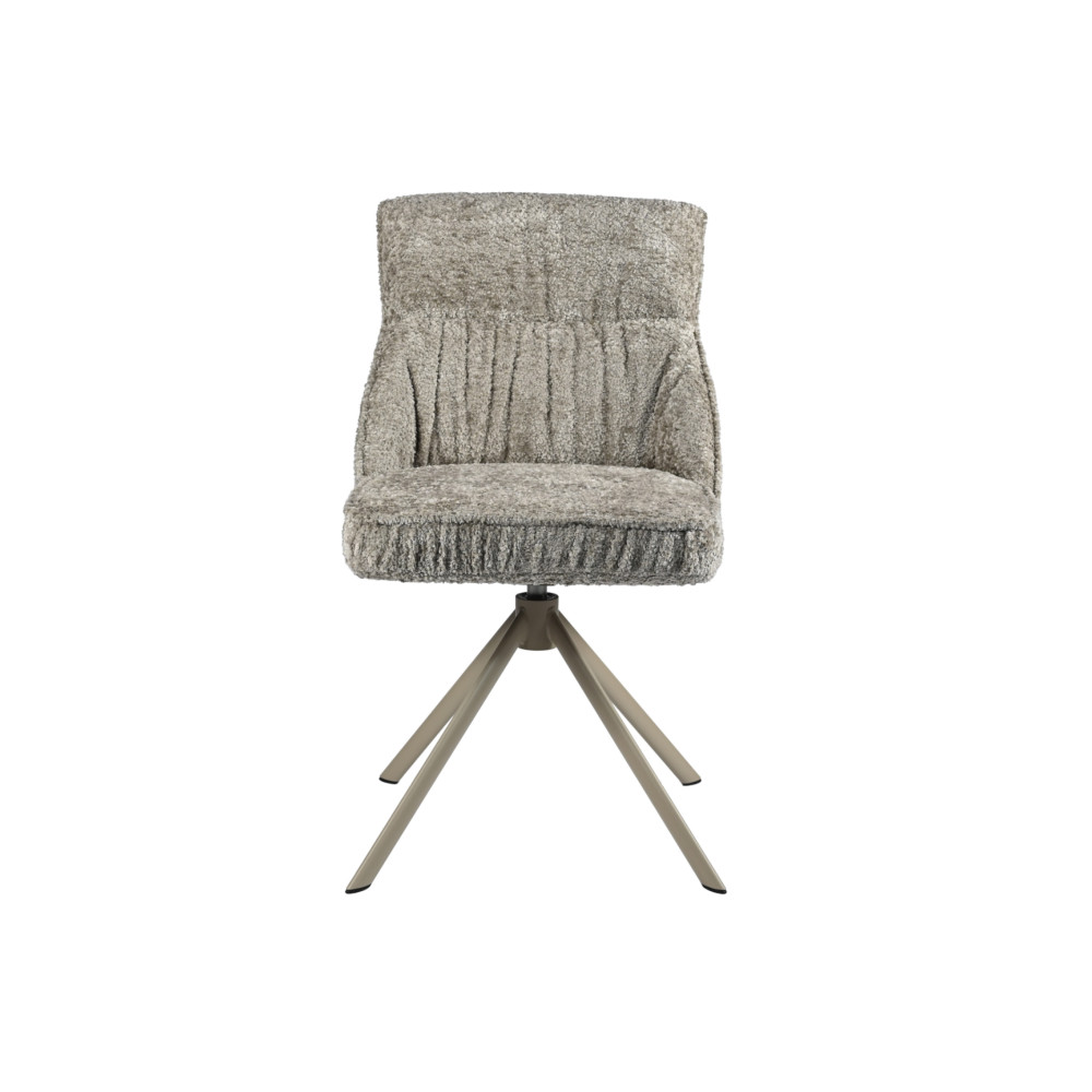 Стул поворотный Vetro R-168 Жемчужный тауп/Капучино (VTR-1158)