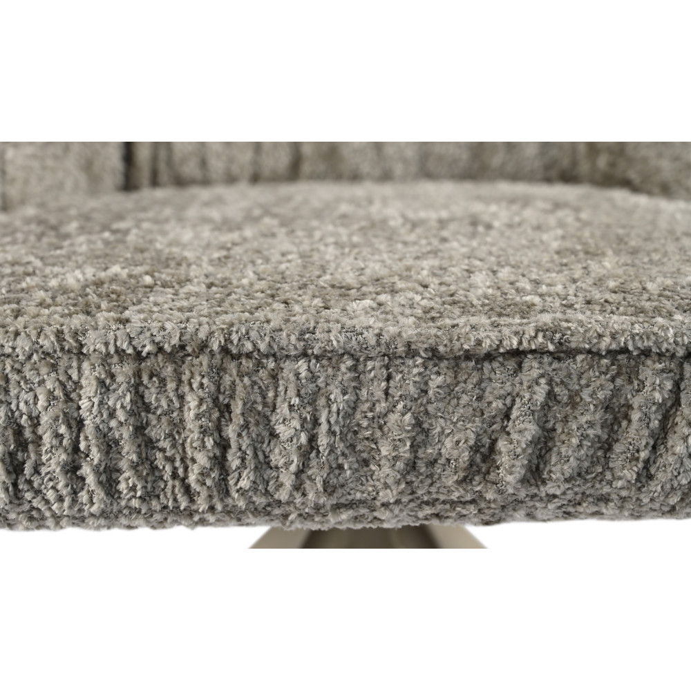 Стул поворотный Vetro R-168 Жемчужный тауп/Капучино (VTR-1158)