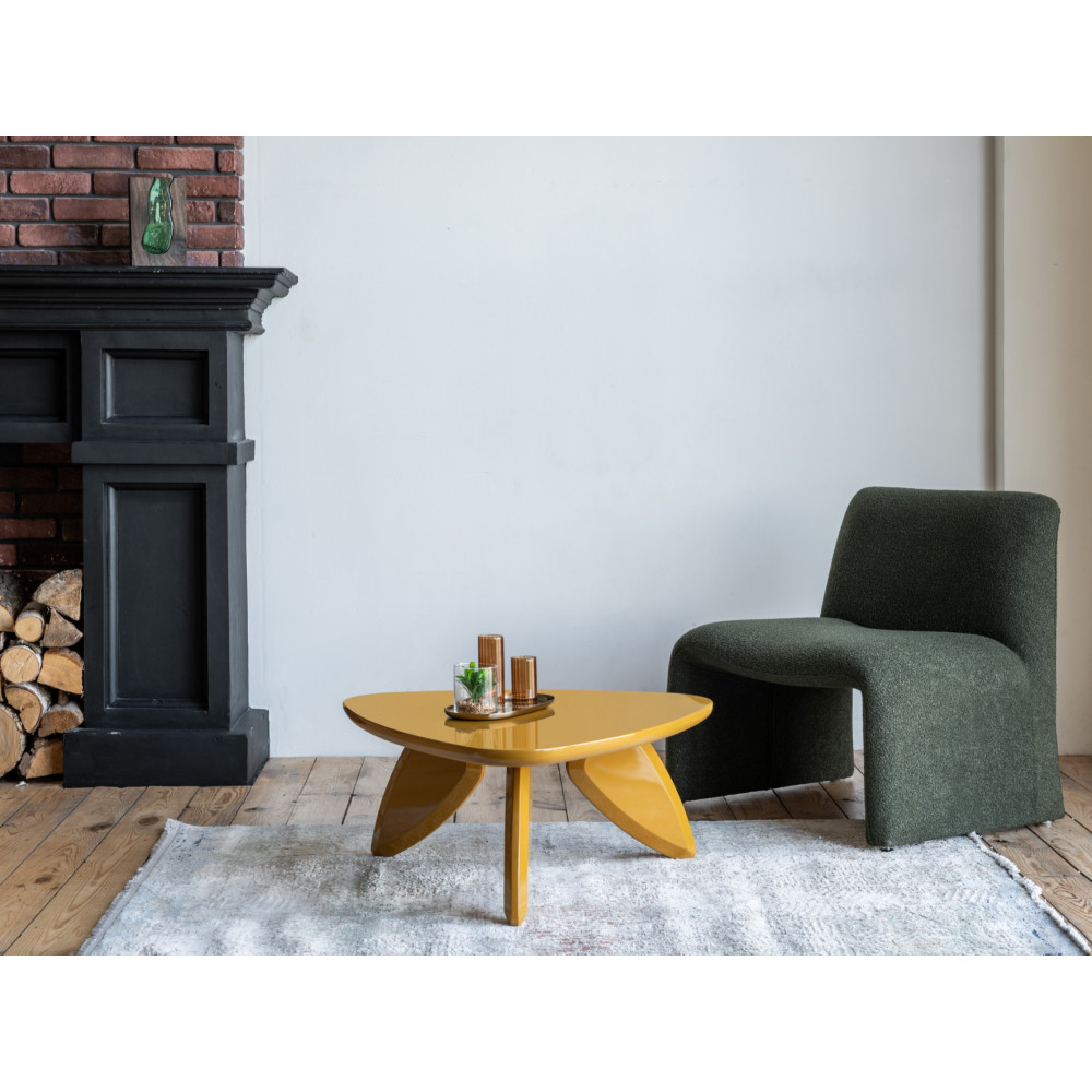 Журнальный стол Vetro Витторио C-300 Охра (VTR-1171)