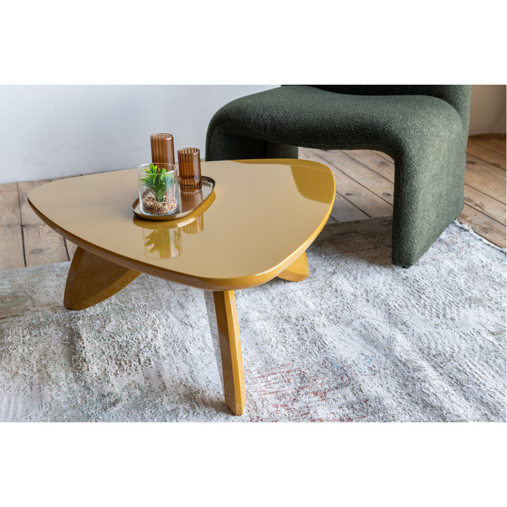 Журнальный стол Vetro Витторио C-300 Охра (VTR-1171)