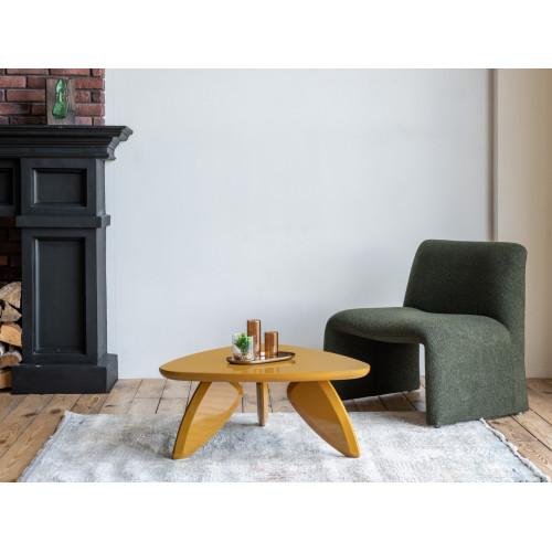 Журнальный стол Vetro Витторио C-300 Охра (VTR-1171)