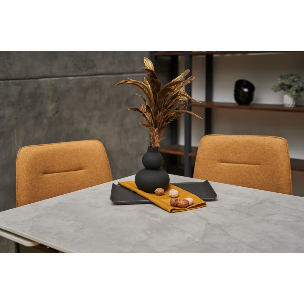 Обеденный керамический стол Vetro TM-80 Вера грей/Серый (VTR-1203)