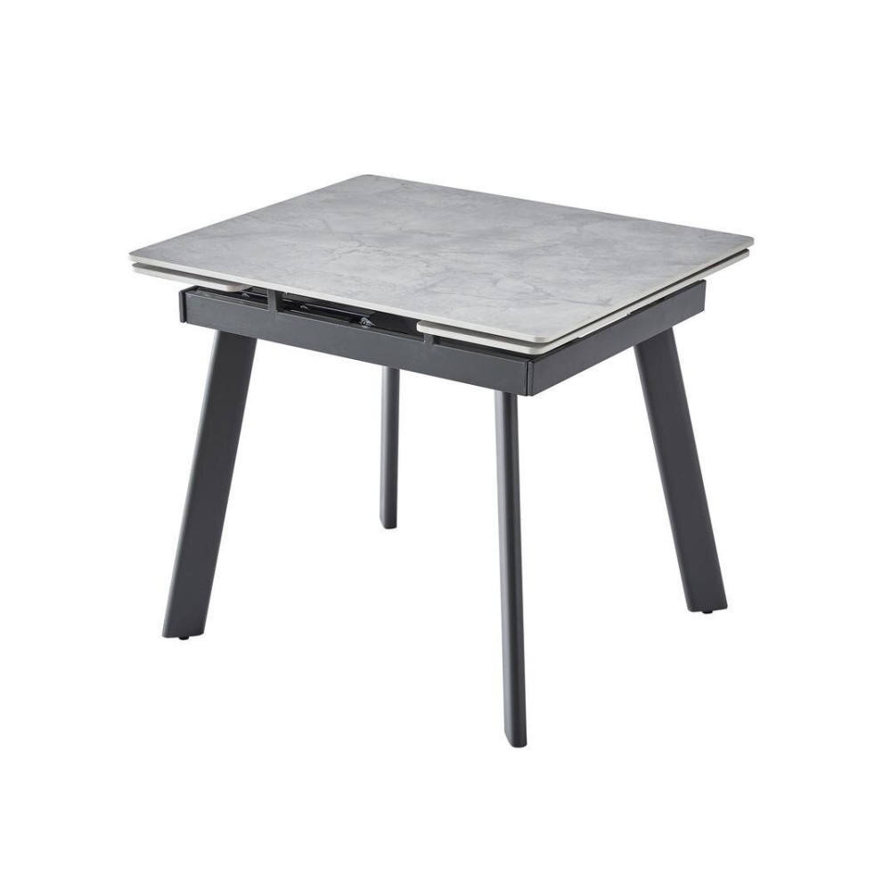 Обеденный керамический стол Vetro TM-80 Вера грей/Серый (VTR-1203)