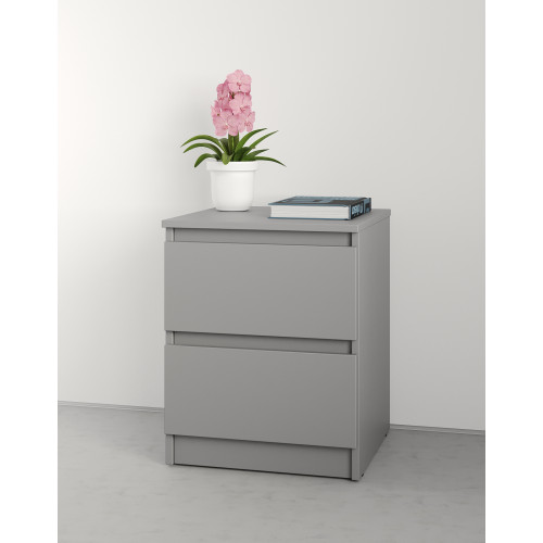 Прикроватная тумба MebelStar Нео 40x43x53 см Серая мышка (MBS-1182)