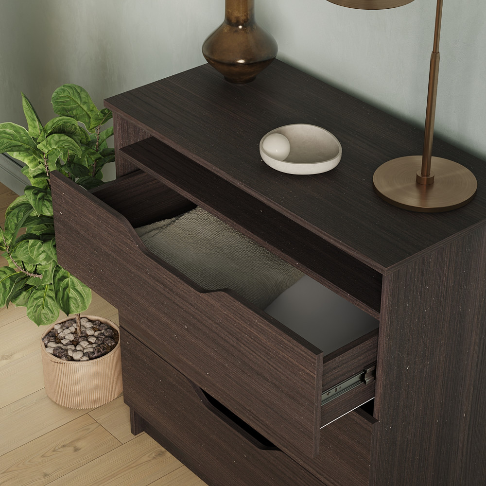 Комод в спальню MebelStar 800 Лилу 81x40x89 см Дуб ристрето (MBS-1342)