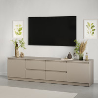 Тумба под телевизор MebelStar Нео 4Ш2Д 200x43x53 см Кашемир (MBS-1012)