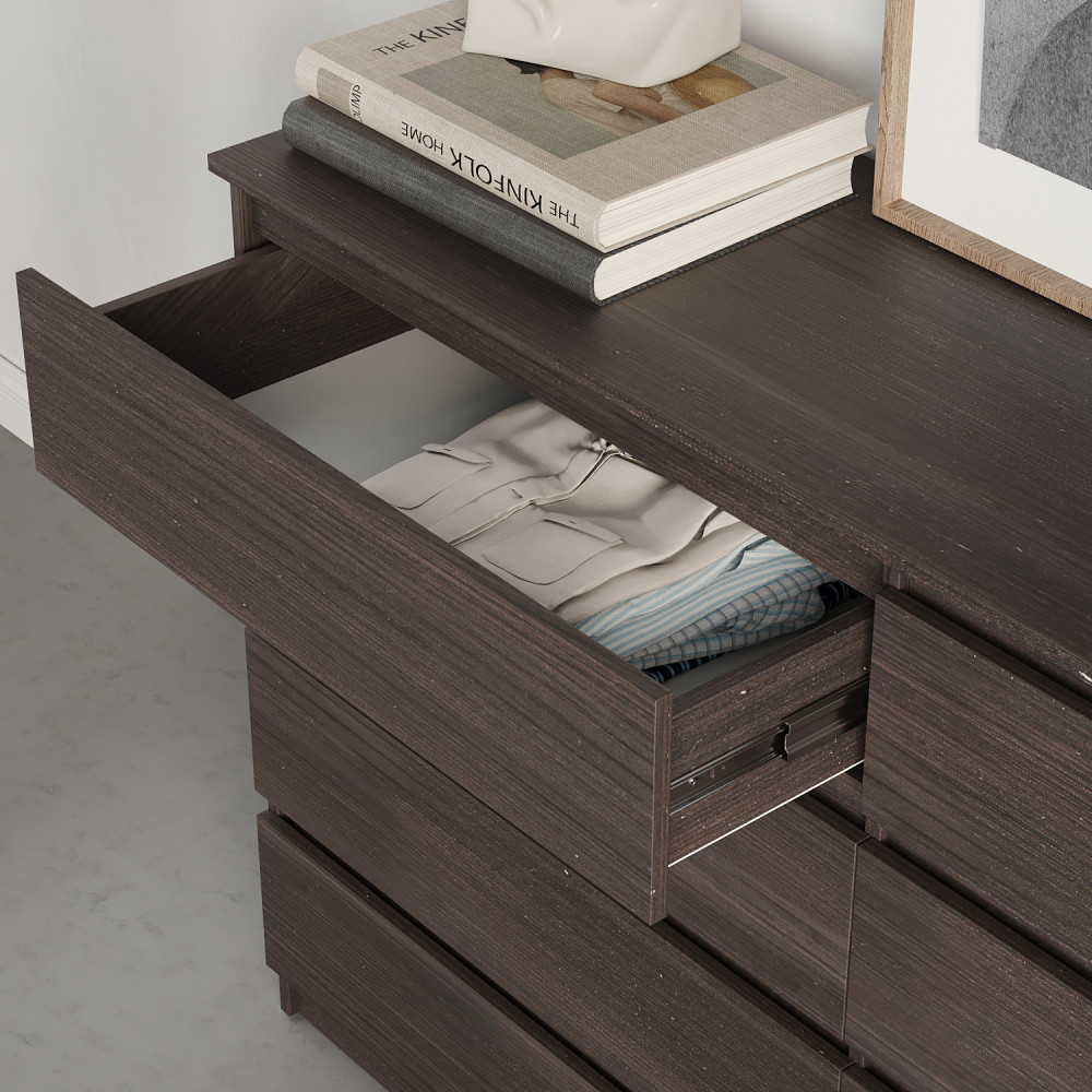 Комод в гостиную MebelStar Нео 8Ш 160x43x98 см Дуб ристрето (MBS-1102)