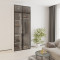 MebelStar 2-door wardrobe with mezzanine Oscar Showcase BL-B, standard Alaska white, 100x52x260 cm (MBS-6746)