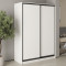 MebelStar Two-door wardrobe Standard BG 2DSP Alaska white, 150x45x210 cm (MBS-10845)