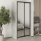 MebelStar Two-door wardrobe Standard BG 2 Mirrors Concrete, 100x45x210 cm (MBS-11155)