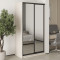 MebelStar Two-door wardrobe Standard BG 2 Mirrors Cashmere, 110x60x210 cm (MBS-11255)