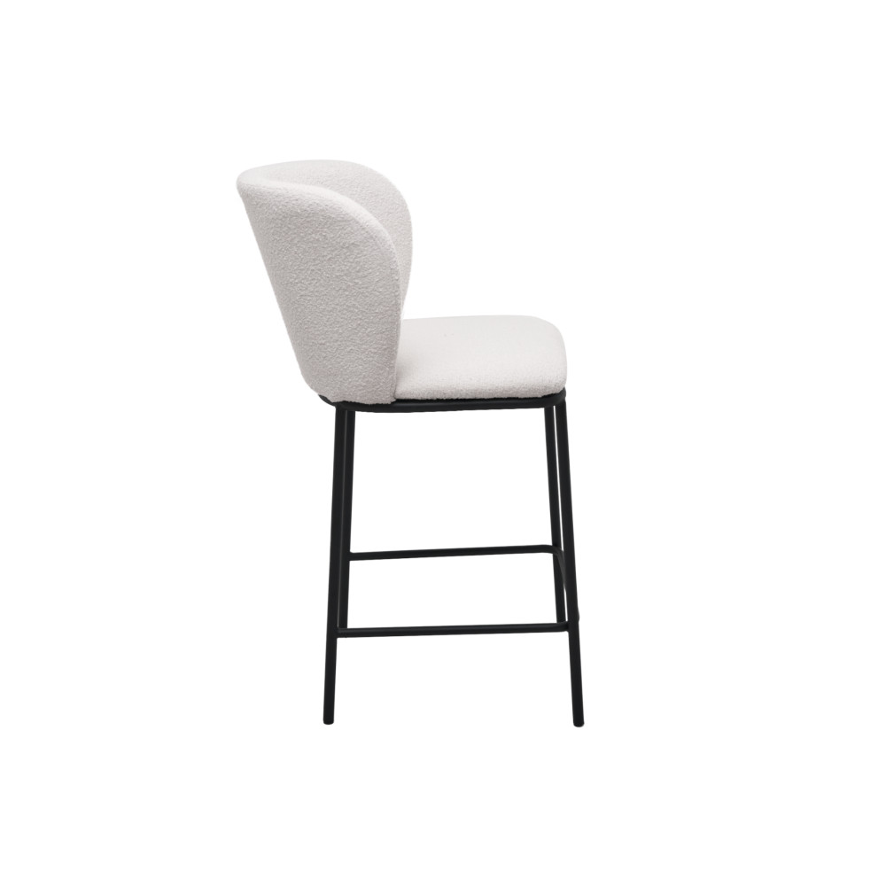 Стул барный Vetro B-300 Айвори/Черный (VTR-1018)