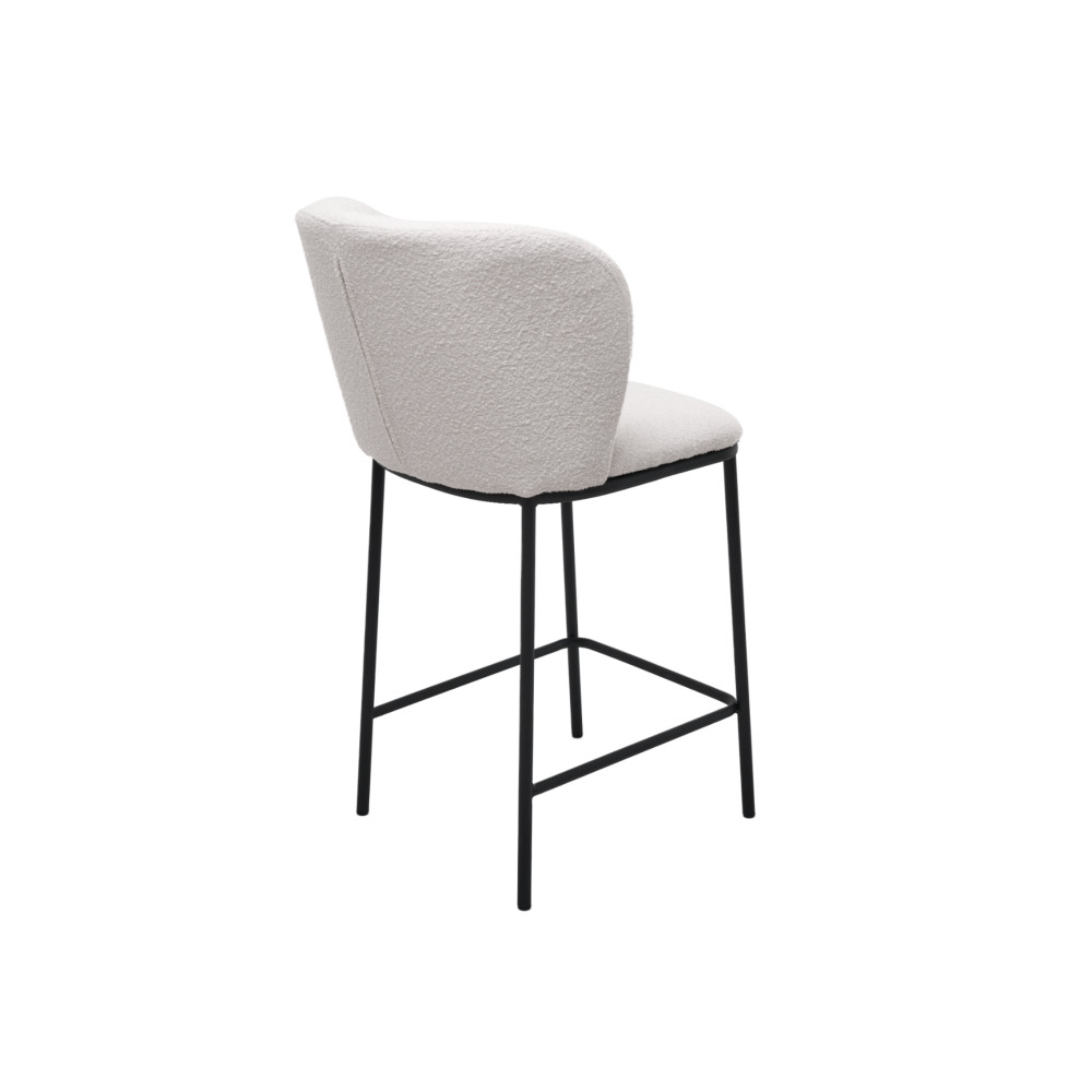 Стул барный Vetro B-300 Айвори/Черный (VTR-1018)