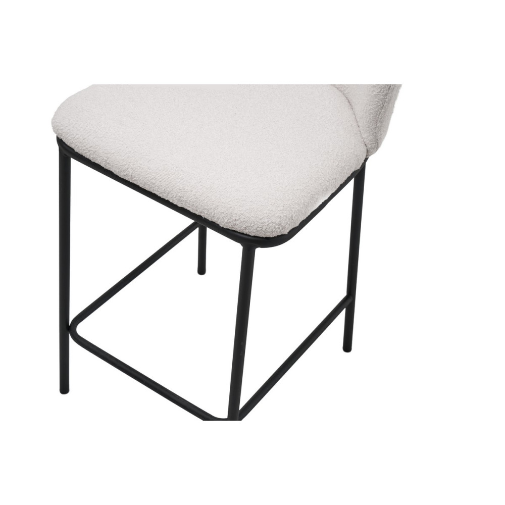 Стул барный Vetro B-300 Айвори/Черный (VTR-1018)