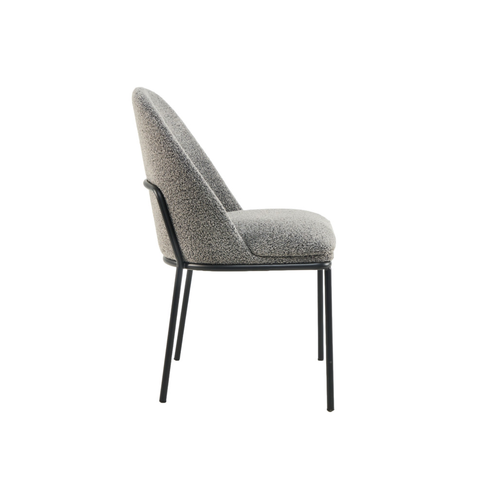 Стул кухонный Vetro M-110 Серый/Черный (VTR-1028)