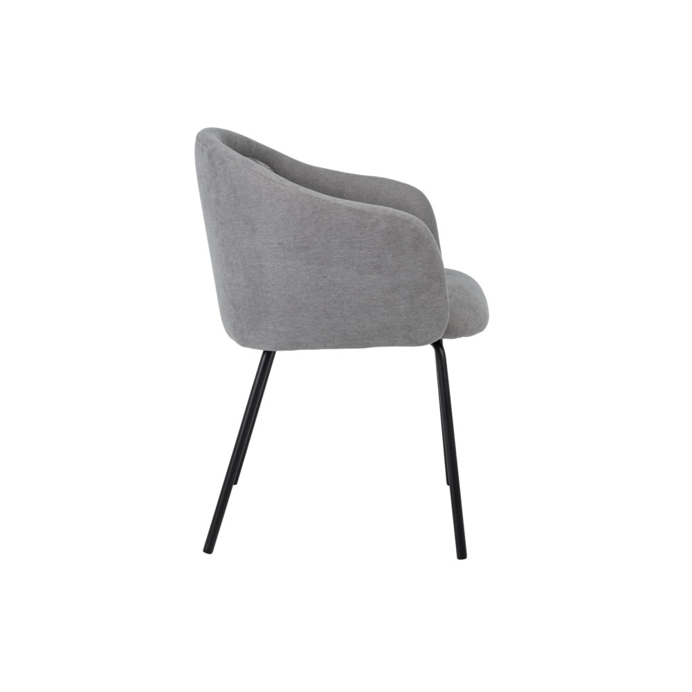 Стул кухонный Vetro M-242 Туманный серый/Черный (VTR-1069)